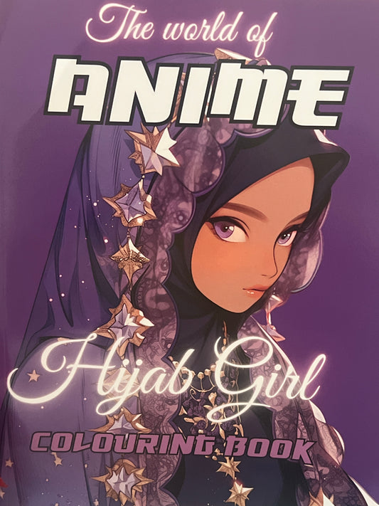 Hijab girl coloring book